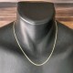 Collar ANCLA BANANA 2.50 mm 50 cm ORO 18 Kilates