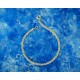 PULSERA CD ANCLA 3.00 MM 18 CM ORO 18 Kilates