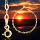 Pulsera Modelo RAYOS DE SOL 3 mm 18 CM Oro 18 Kilates